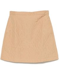 Maison Kitsuné - Gewatteerde Mini-Rok - Lyst