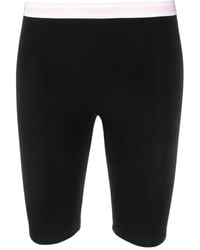 DSquared² - Logo-waistband Stretch-cotton Cycling Shorts - Lyst