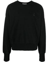 McQueen - Logo-Patch Wool Sweatshirt - Lyst