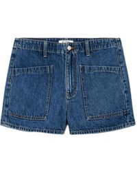 RE/DONE - Pantalones vaqueros cortos The Bender - Lyst
