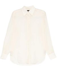 Cynthia Rowley - Salina Sheer Shirt - Lyst
