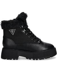 Guess - Lace-Up Combat Boots - Lyst