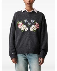Stine Goya - Floral-Intarsia Sweater - Lyst