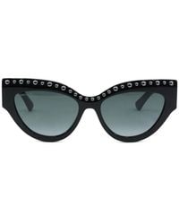 Jimmy Choo - Stud Cat-Eye Sunglasses - Lyst