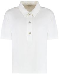 Vince - Buttoned Polo Top - Lyst