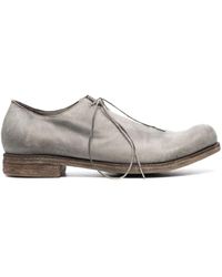 A Diciannoveventitre Derby-Schuhe mit runder Kappe - Grau