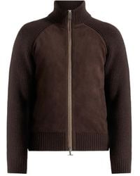 Manière De Voir - Rami Faux-Suede & Knit Jacket - Lyst