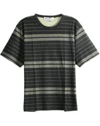 Our Legacy - Stripe-Print T-Shirt - Lyst