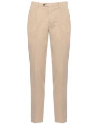 Briglia 1949 - Pleated Straight-Leg Trousers - Lyst