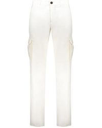 Moorer - Cargo Broek Met Knoopsluiting - Lyst