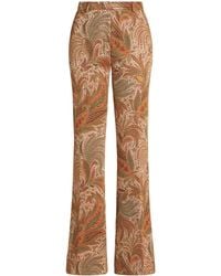 Etro - Hose mit Paisley-Jacquard - Lyst