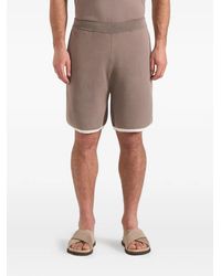 Manière De Voir - Regis Contrast-Detail Knit Shorts - Lyst