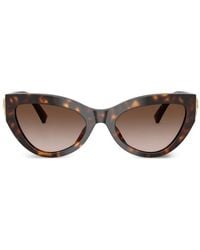 Dolce & Gabbana - Tortoiseshell-Effect Cat-Eye Sunglasses - Lyst
