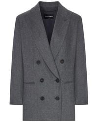 Giorgio Armani - Double-Breasted Blazer - Lyst