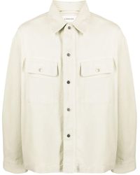 Lemaire - Flap-pockets Cotton Shirt - Lyst