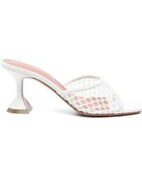 AMINA MUADDI - Sandals Lupita Net Slipper 70 - Lyst