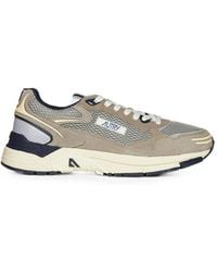 Autry - Hyperway Paneled Mesh-Suede Sneakers - Lyst