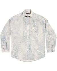 Balenciaga - Camisa oversize Leo con efecto lavado - Lyst