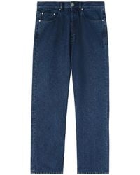 Palm Angels - Vaqueros rectos con logo estampado - Lyst
