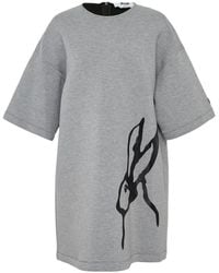 MSGM - Rabbit Print Dress - Lyst
