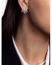 Kwiat - Five Row Ear Cuff Diamond Earrings - Lyst