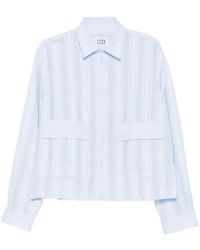 LC23 - Striped Cotton Shirt - Lyst