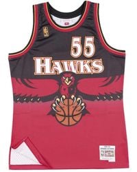 Mitchell & Ness - X Nba Hawks 96 Dikembe Mutombo Swingman Road Tank Top - Lyst