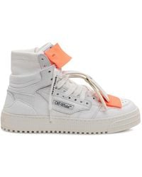 Off-White c/o Virgil Abloh - 3.0 Off Court High-Top Leather Sneakers - Lyst
