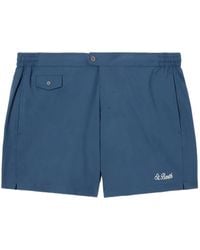 MC2 Saint Barth - Capferrat Swim Shorts With Embroidered Logo - Lyst