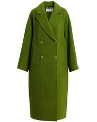 Essentiel Antwerp - Kelp Double-Breasted Oversized Coat - Lyst