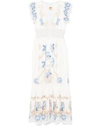 FARM Rio - Abito Lungo A Fiori - Lyst