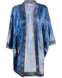 Pierre Louis Mascia - Floral-Print Kimono Jacket - Lyst