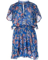 MISA Los Angles - Kleid mit Blumen-Print - Lyst