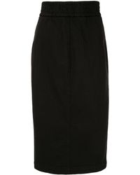 N°21 Gonna a matita midi - Nero