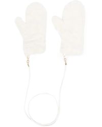 Max Mara - Detachable-Strap Wool Mittens - Lyst