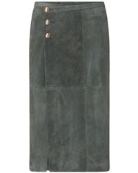 Liu Jo - Long Suede Jacket - Lyst