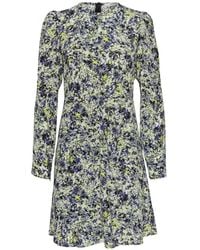Gestuz - Jillygz Abstract-Print Long-Sleeve Mini Dress - Lyst