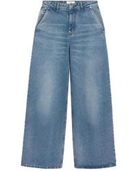 Ami Paris - Wide-leg Denim Jeans - Lyst