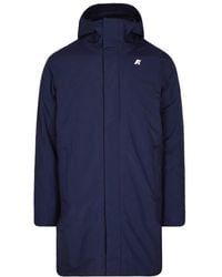 K-Way - Cappotto A Maniche Lunghe Con Cappuccio - Lyst