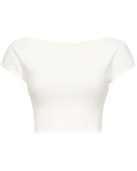 Loulou de Saison - Polly Jerseyoberteil Mit U-Boot-Ausschnitt - Lyst