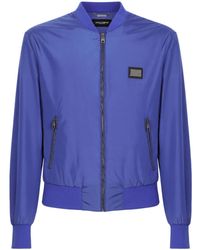 Dolce & Gabbana - Logo-Tag Track Jacket - Lyst