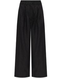 Posse - Pleated Palazzo Pants - Lyst
