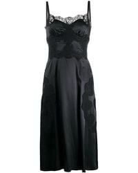 Dolce & Gabbana - Satin Slip Dress - Lyst