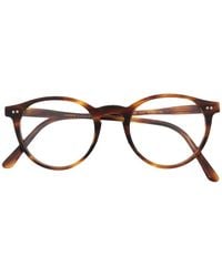 Polo Ralph Lauren - Tortoiseshell Round Frame Glasses - Lyst