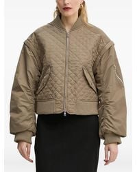 Stand Studio - Quilted Bomber Jacket - Lyst