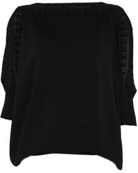 Liviana Conti - Anouk Cut-Out Sleeve Top - Lyst