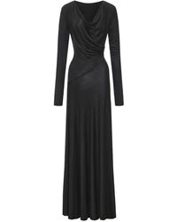 ili node - Lucia Draped Long-Sleeve Maxi Dress - Lyst