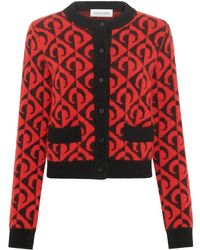 Marine Serre - Cardigan Moon En Maille - Lyst