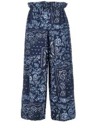 Emporio Armani - Pantalon À Motif Cachemire - Lyst