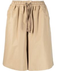 Maison Kitsuné - Wide-leg Drawstring-waist Shorts - Lyst